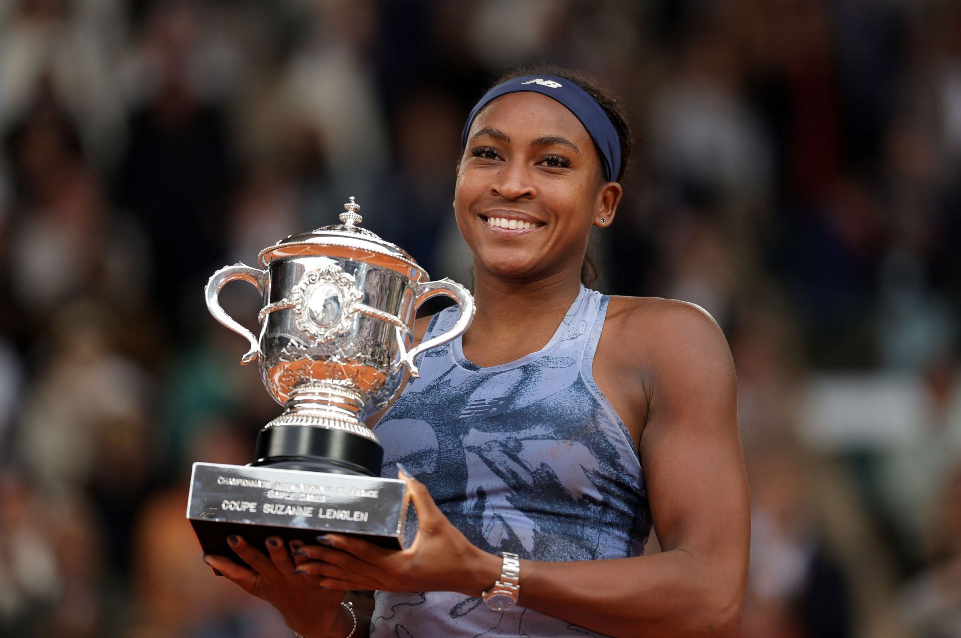 Coco Gauff at the French Open 2025. (Photo: Getty)